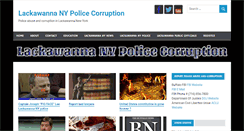Desktop Screenshot of lackawannanypolicecorruption.org