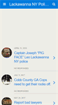 Mobile Screenshot of lackawannanypolicecorruption.org