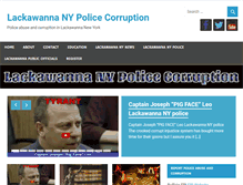 Tablet Screenshot of lackawannanypolicecorruption.org